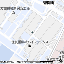 住友重機械エンジニアリングサービス株式会社新居浜事業所　営業サービス部周辺の地図