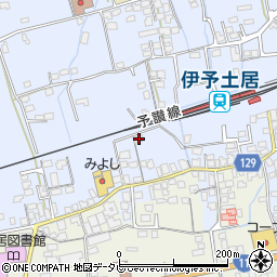 愛媛県四国中央市土居町土居654周辺の地図