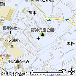 徳島県阿南市羽ノ浦町中庄（やたけ）周辺の地図