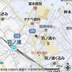 中庄郵便局周辺の地図
