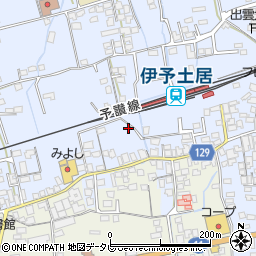 愛媛県四国中央市土居町土居643周辺の地図