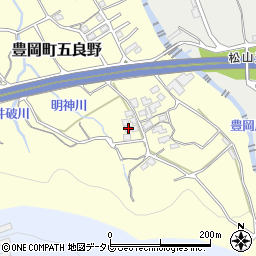 愛媛県四国中央市豊岡町五良野168周辺の地図