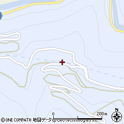 徳島県三好市池田町松尾松本267周辺の地図
