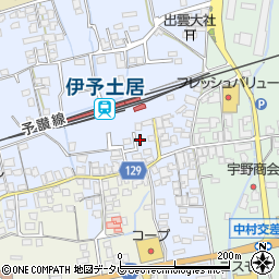 愛媛県四国中央市土居町土居70周辺の地図