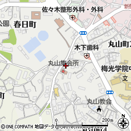 山口県下関市丸山町3丁目周辺の地図