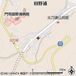福岡県北九州市門司区田野浦1214-5周辺の地図