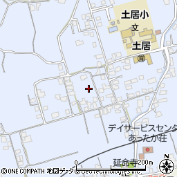 愛媛県四国中央市土居町土居1480周辺の地図