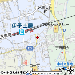 愛媛県四国中央市土居町土居67周辺の地図
