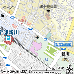 新川ふれあいセンター周辺の地図