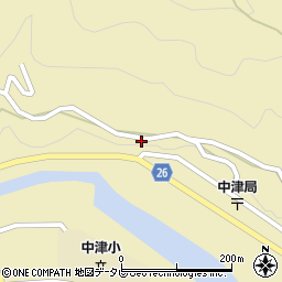 和歌山県日高郡日高川町船津382周辺の地図