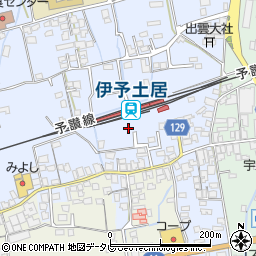 愛媛県四国中央市土居町土居133周辺の地図