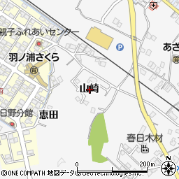 徳島県阿南市羽ノ浦町宮倉山崎周辺の地図