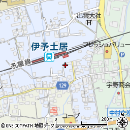 愛媛県四国中央市土居町土居84周辺の地図