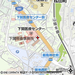 株式会社 河村福祉サービス 下関支店周辺の地図
