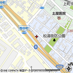 ソシエル西本町周辺の地図