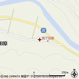 和歌山県日高郡日高川町下田原22周辺の地図