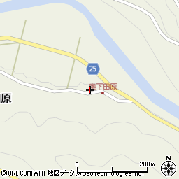 和歌山県日高郡日高川町下田原18周辺の地図