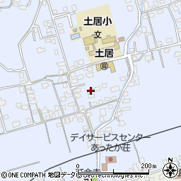 愛媛県四国中央市土居町土居1544周辺の地図