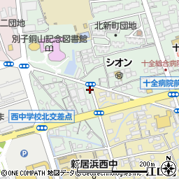 愛媛県新居浜市北新町12-1周辺の地図