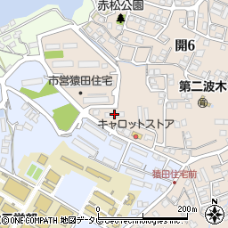猿田市営住宅９号周辺の地図