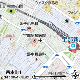 そうごう薬局宇部新川店周辺の地図