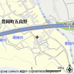 愛媛県四国中央市豊岡町五良野75周辺の地図