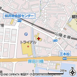 イエローハット柳井店周辺の地図