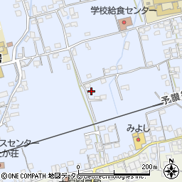 愛媛県四国中央市土居町土居746周辺の地図
