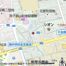 愛媛県新居浜市北新町12-51周辺の地図