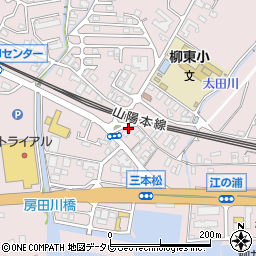 柳井港郵便局周辺の地図