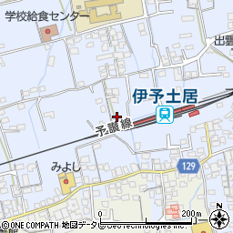 愛媛県四国中央市土居町土居637周辺の地図