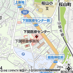 下関医療センター労働組合周辺の地図