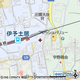 愛媛県四国中央市土居町土居91周辺の地図