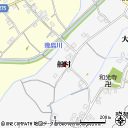 徳島県阿南市那賀川町八幡船付周辺の地図