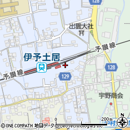 愛媛県四国中央市土居町土居83周辺の地図