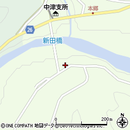 和歌山県日高郡日高川町高津尾1062周辺の地図