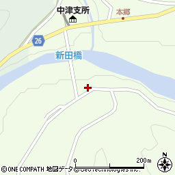和歌山県日高郡日高川町高津尾1062-12周辺の地図