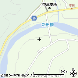 和歌山県日高郡日高川町高津尾1067周辺の地図