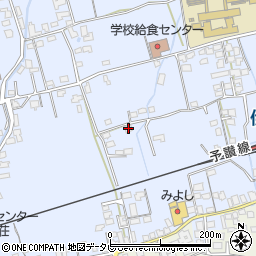 愛媛県四国中央市土居町土居742周辺の地図