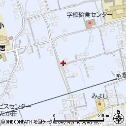 愛媛県四国中央市土居町土居557周辺の地図