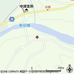 和歌山県日高郡日高川町高津尾1064-2周辺の地図
