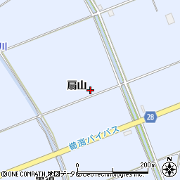 徳島県小松島市立江町扇山周辺の地図