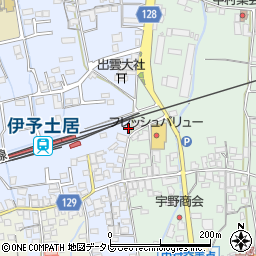 愛媛県四国中央市土居町土居94周辺の地図