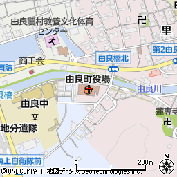由良町役場　住民福祉課周辺の地図