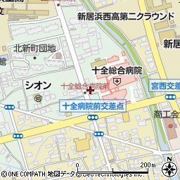 愛媛県新居浜市北新町2-15周辺の地図