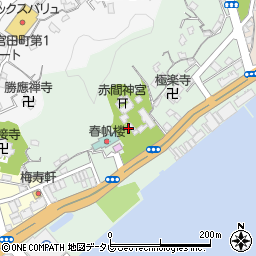 山口県下関市阿弥陀寺町周辺の地図