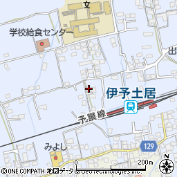 愛媛県四国中央市土居町土居632周辺の地図