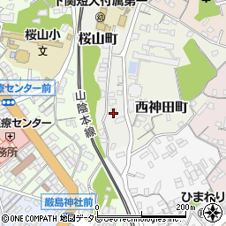 山口県下関市桜山町3-3周辺の地図