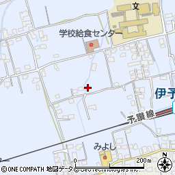 愛媛県四国中央市土居町土居582周辺の地図