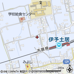 愛媛県四国中央市土居町土居663周辺の地図